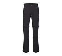 Mammut Runbold IV Zip Off Pants Men | Outdoor Trousers for Hiking, Convertible into Shorts, Stretch Fit, Durable & Breathable | 48, Black, Short