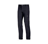 Mammut Runbold IV Zip Off Pants Men | Outdoor Trousers for Hiking, Convertible into Shorts, Stretch Fit, Durable & Breathable | 56, Black