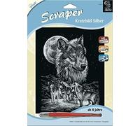 Mammut - Scraper Foil Image, Approx. 20 x 25.5 cm, Silver