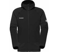 Mammut - Stretch and durable mid-layer climbing jacket - Massone ML Hooded Jacket Men Black for Men - Size S Black S