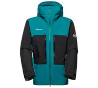 Mammut - Taiss Hardshell Hooded Jacket - Waterproof jacket size XXL, turquoise/black
