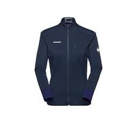 Mammut Taiss Light ML Jacket Women | Fleece and Nylon Midlayer with Zip for Mountain Hiking | Marine, M