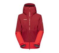 Mammut Technical, waterproof mountaineering hardshell Alto Guide HS Hooded Jacket Women - dark red- red, M