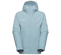 Mammut - Treeline Light Hardshell Hooded Jacket - Waterproof jacket size M, turquoise/grey