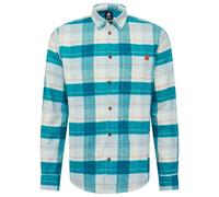 Mammut - Trovat Longsleeve Shirt - Shirt size L, turquoise/grey