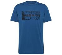 Mammut Trovat Logo Short Sleeve T-shirt Blue L Men