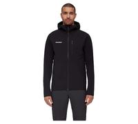 Mammut Ultimate Comfort SO Hooded Jacket Men | Softshell Coat for Outdoor Activities & Hiking | Black, L