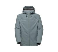 Mammut Ultimate Comfort SO Hooded Jacket Men | Softshell Coat for Outdoor Activities & Hiking | Strata, L
