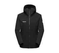 Mammut Ultimate Comfort SO Hooded Jacket Women | Softshell Coat for Outdoor Activities & Hiking | Black, XS