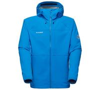Mammut - Ultimate Comfort Softshell Hooded Jacket - Softshell jacket size L, blue