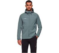 Mammut - Ultimate Comfort Softshell Hooded Jacket - Softshell jacket size M, turquoise