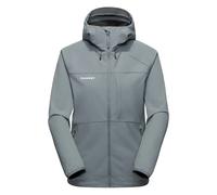 Mammut - Women's Ultimate Comfort Softshell Hooded Jacket - Softshell jacket size S, grey