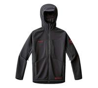 Mammut Ultimate VIII SO Hooded Jacket Men 25 Years | Outdoor Softshell Clothing for Hiking | Black, XXL