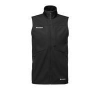 Mammut Ultimate VIII SO Vest Men | Lightweight Softshell Gilet with Pockets | Black, XL