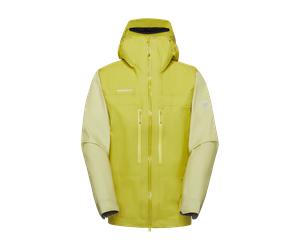 Mammut Ultra-light, packable mountaineering hardshell Taiss Light HS Hooded Jacket Men - acacia-holunder, XXL