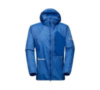 Mammut Ultralight, packable mountaineering windbreaker Eiger Nordwand Advanced WB Hooded Jacket Men - eiger blue, XL
