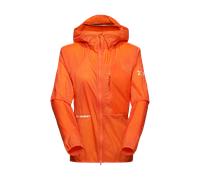 Mammut Ultralight, packable mountaineering windbreaker Eiger Nordwand Advanced WB Hooded Jacket Women - eiger orange, XL