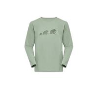 Mammut Unisex Core Longsleeve Kids Logo Shirt, Willow, 140 UK