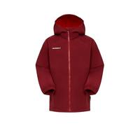 Mammut Unisex Kids Ultimate Comfort Hooded Softshell Jacket, Dark Mammut Red, 104 EU