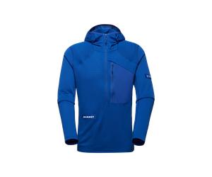 Mammut Versatile, quick-drying mountaineering hoodie Eiger Nordwand Advanced FL Half Zip Hoodie Men - eiger blue, XL