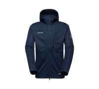Mammut Versatile, year-round softshell jacket Ultimate VIII SO Hooded Jacket Men - marine, XXL