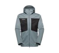 Mammut Versatile, year-round softshell jacket Ultimate VIII SO Hooded Jacket Men - strata-black, XXL