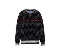 Mammut Vintage-inspired, fully fashioned wool sweater x Cabourn Direttissima Wool ML Sweater - black navy, XS