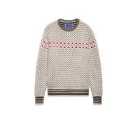 Mammut Vintage-inspired, fully fashioned wool sweater x Cabourn Direttissima Wool ML Sweater - white stone, XL