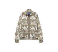 Mammut Vintage-inspired merino wool fleece jacket x Cabourn Direttissima Wool ML Jacket - white stone-vintage earth, L