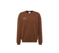Mammut Warm, 100% organic cotton crew neck Base ML Crew Neck Men Mini Logo - soil, L