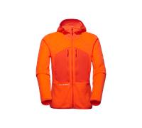 Mammut Warm, breathable mountaineering midlayer Eiger Nordwand Pro ML Air Hooded Jacket Men - eiger orange, M
