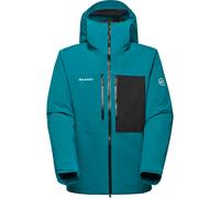 Mammut - Warm freeride Jacket - Stoney HS Thermo Hooded Jacket Men Deep Teal Black for Men - Size L - Blue Blue L