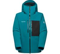 Mammut - Warm freeride Jacket - Stoney HS Thermo Hooded Jacket Men Deep Teal Black for Men - Size XL - Blue Blue XL