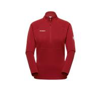 Mammut Warm, half-zip performance midlayer Taiss ML Half Zip Pull Women - dark red, M