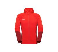 Mammut Warm, quick-drying, hooded performance midlayer Taiss ML Hooded Jacket Men - red-dark red, L