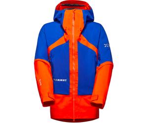Mammut - Waterproof and ultra-durable technical jacket in GORE-TEX PRO ePE - Eiger Nordwand Pro HS Hooded Jacket Men Eiger Orange Eiger Blue for Men - Size L Blue L