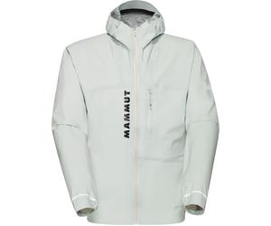 Mammut - Waterproof and windbreaker trail jacket in Pertex® Shield - Aenergy TR HS Hooded Jacket Men Silver Sage for Men - Size L - Grey Grey L