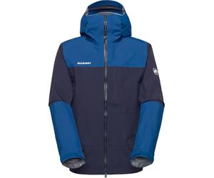 Mammut - Waterproof mountaineering jacket - Alto Guide HS Hooded Jacket Men Marine Tschiel for Men - Size S - Blue Blue S