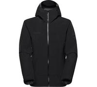 Mammut - Waterproof mountaineering jacket - Crag HS Hooded Jacket Men Black for Men - Size XL Black XL