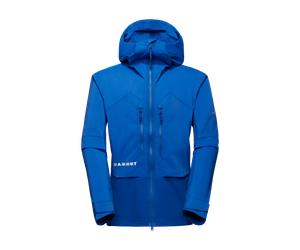 Mammut Weatherproof mountaineering softshell Eiger Nordwand Pro SO Hooded Jacket Men - eiger blue, XL