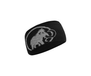 Mammut Wide fleece-lined knitted headband Tweak Headband - black-steel, one size