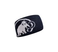 Mammut Wide fleece-lined knitted headband Tweak Headband - marine-white, one size