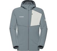 Mammut - Windbreaker climbing jacket - Madris Light ML Hooded Jacket Men Strata Silver Sage for Men in Softshell - Size M - Grey Grey M