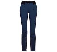 Mammut - Women's Aenergy Softshell Hybrid Pants - Ski touring trousers size 8 - Regular, blue