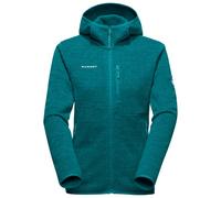 Mammut - Women's Arctic IV Midlayer Hooded Jacket - Fleece jacket size M, turquoise/blue