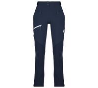 Mammut - Women's Courmayeur SO Pants - Mountaineering trousers size 40 - Short, blue