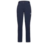 Mammut - Women's Courmayeur Softshell Pants - Mountaineering trousers size 8 - Long, blue