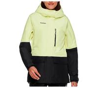Mammut - Women's Fall Line Hardshell Thermo Hooded Jacket - Ski jacket size L, black/yellow