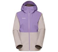 Mammut - Women's Linard Light Hardshell Hooded Jacket - Waterproof jacket size S, purple/grey