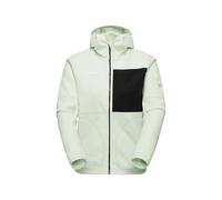 Mammut - Hiking Fleeces - Tamaro ML Hooded Jacket Women Silver Sage Black for Women in Recycled Polyester - Size M - Green Green M